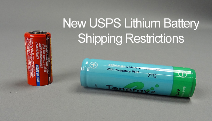 USPS Regulations on Lithium Flashlight Batteries