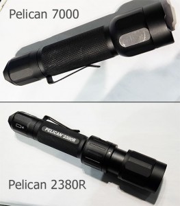 Pelican 7000 and Pelican 9380R Flashlights