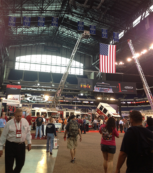 Lucas Oil Stadium FDIC Show Flashlight University
